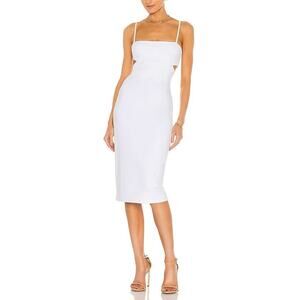 Susana Monaco 'Cutout' White Strap Solid Dress Size M